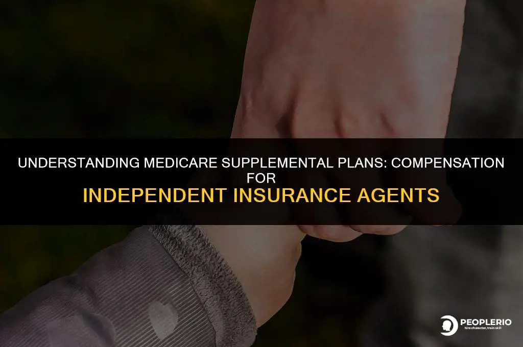 how are independent insurance agents compensated by medicare supplemental plans
