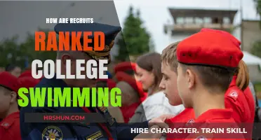 Decoding the Ranking System: How Recruits Stack Up in College Swimming