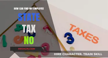 Locating Your Employee State Tax Number: A Comprehensive Guide