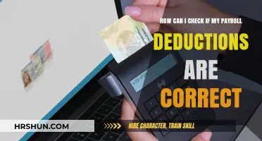 Ensuring Accuracy: A Guide to Verifying Your Payroll Deductions