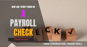 Verify Your Payroll Check Funds: A Step-by-Step Guide