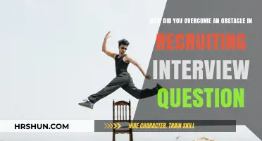 Conquering Recruitment Hurdles: A Guide to Answering Obstacle Interview Questions