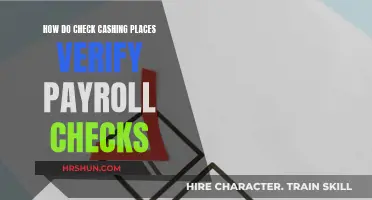 Decoding Payroll Check Verification at Check Cashing Stores