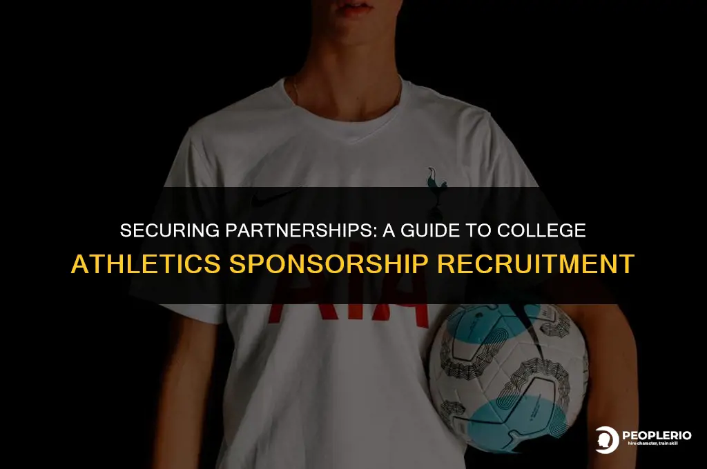 how do college athletics recruit sponsors