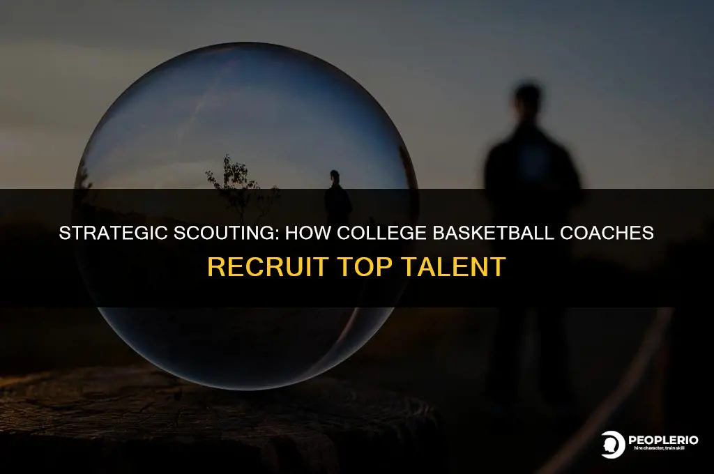 how do college basketball coaches recruit
