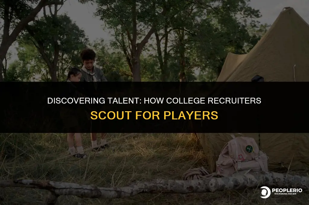 how do college recruiters find players