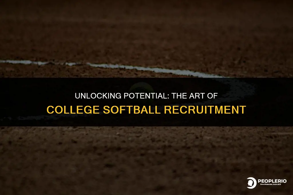 how do college softball coaches recruit