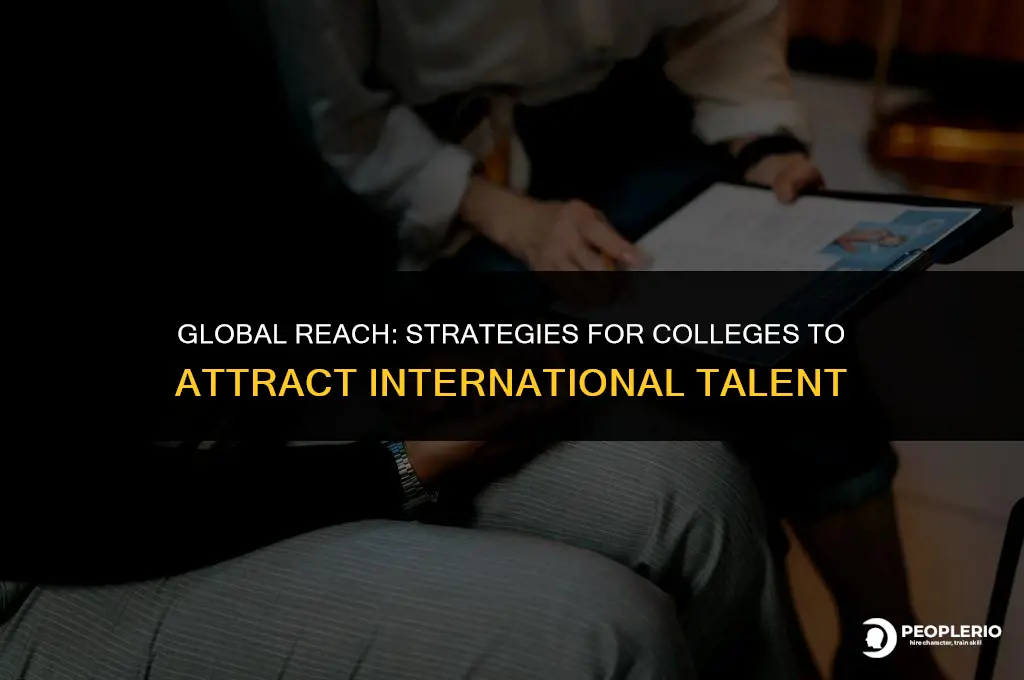 how do colleges recruit international students