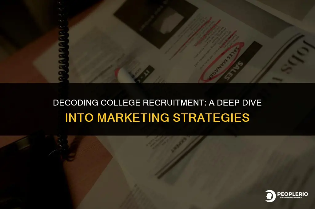 how do colleges spend marketing to recruit students