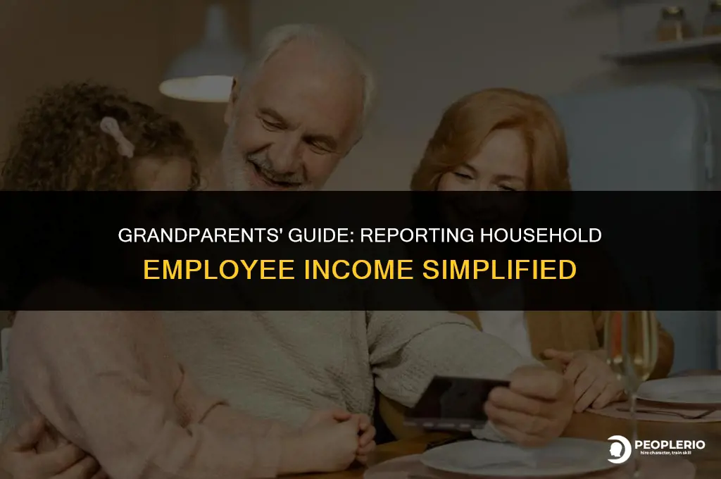 how do grandparents report income household employee