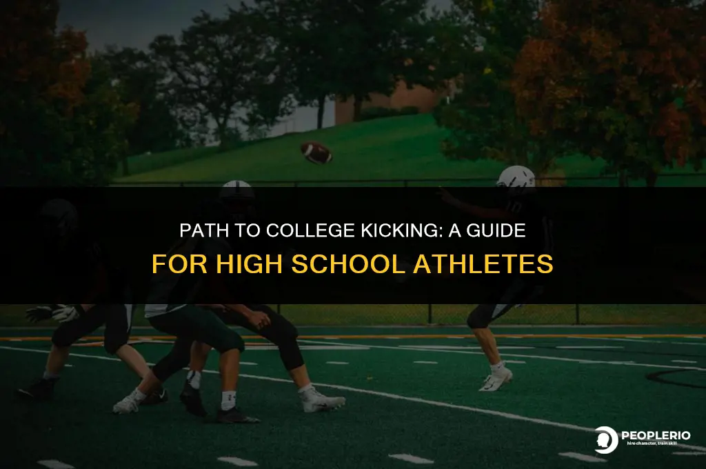 how do high school kickers get recruited for college