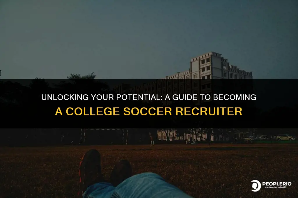 how do i become a college soccer recruiter