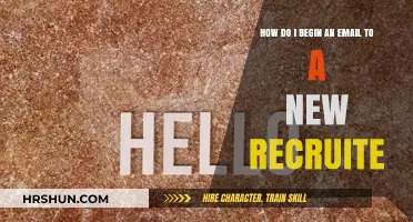 Crafting the Perfect Welcome Email for New Recruits