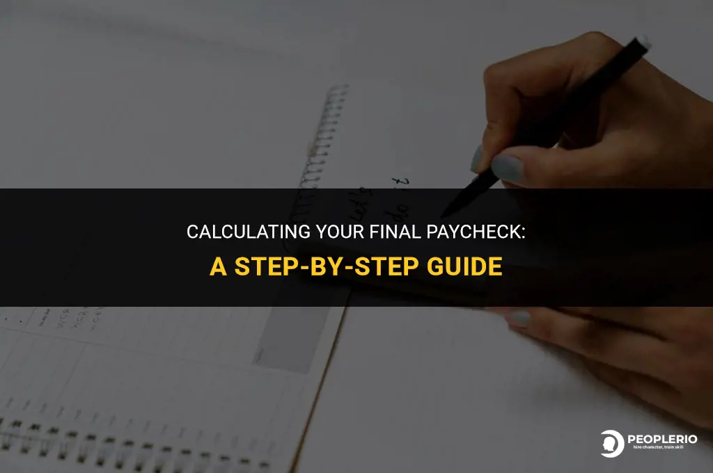 how do i calculate a termination payroll check