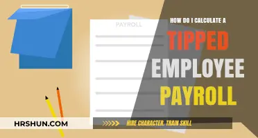 Calculating Payroll for Tipped Employees: A Comprehensive Guide