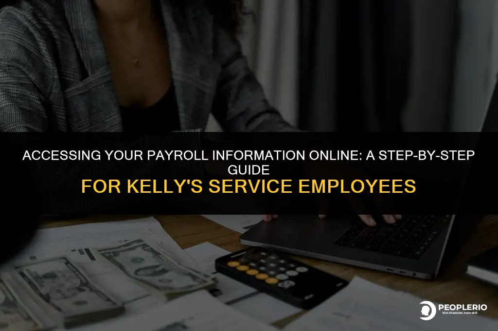 how do i check my payroll from kellys service onlie