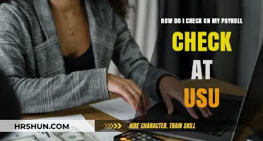 USU Payroll Check: How to Track Your Payment Status