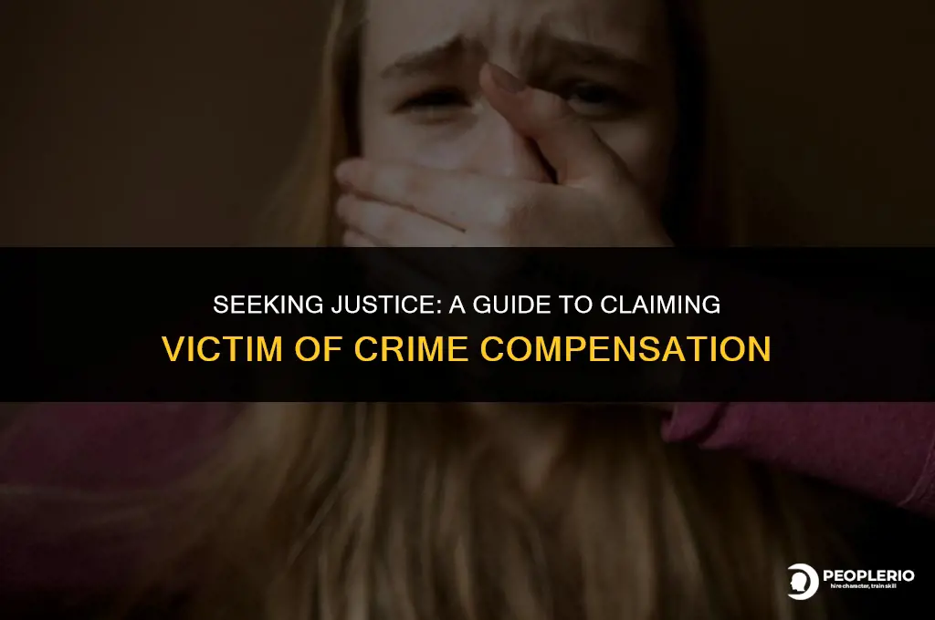 how do I claim a victim of crime compensation
