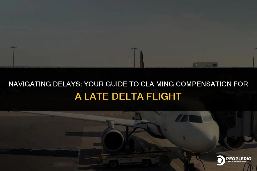 how do I claim compensation for a delayed delta flight