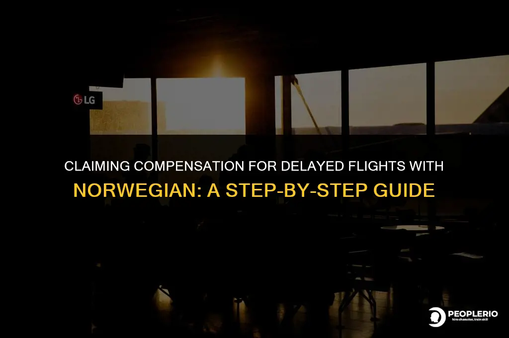 how do I claim compensation for a delayed flight norwegian