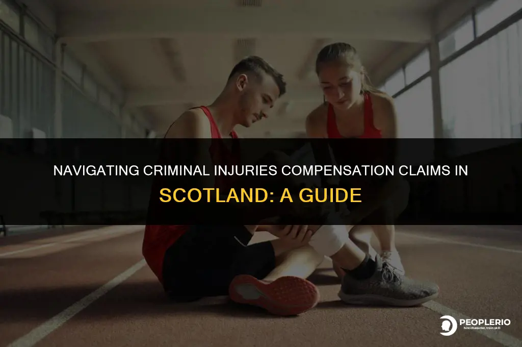how do I claim for criminal injuries compensation in scotland