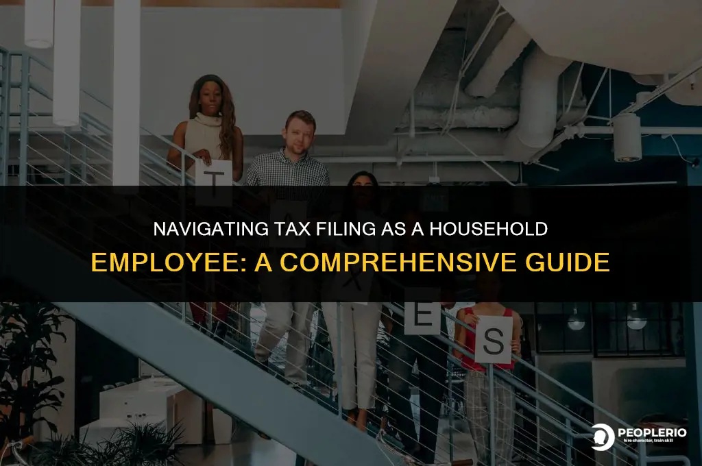 how do i file taxes as a household employee