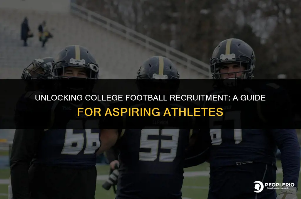 how do i get my son recruited for college football