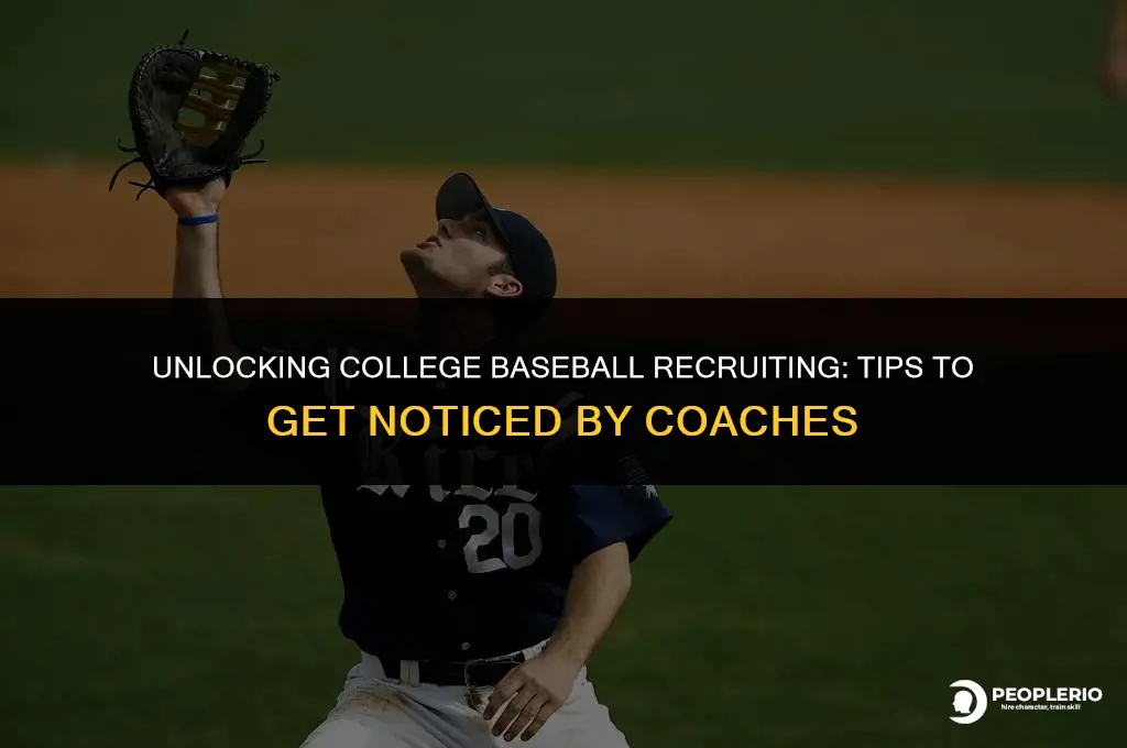 how do i get recruiting mail for baseball from colleges