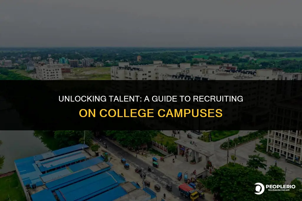 how do i recruit on college campus