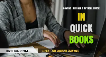 Reissuing Payroll Checks in QuickBooks: A Step-by-Step Guide