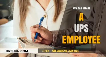 Reporting a UPS Employee: A Step-by-Step Guide
