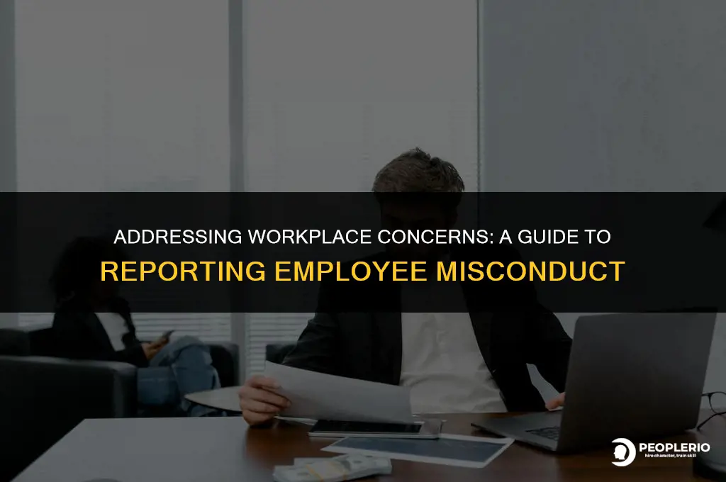 how do i report an employee