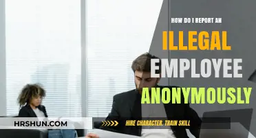 Safely Reporting Illegal Employment: A Guide to Anonymous Action