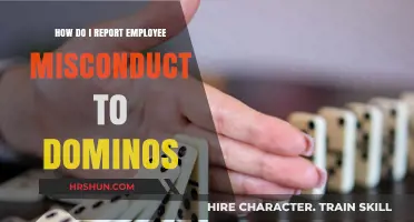 Reporting Employee Misconduct at Domino's: A Step-by-Step Guide