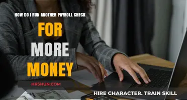 Boost Your Income: A Guide to Running Additional Payroll Checks