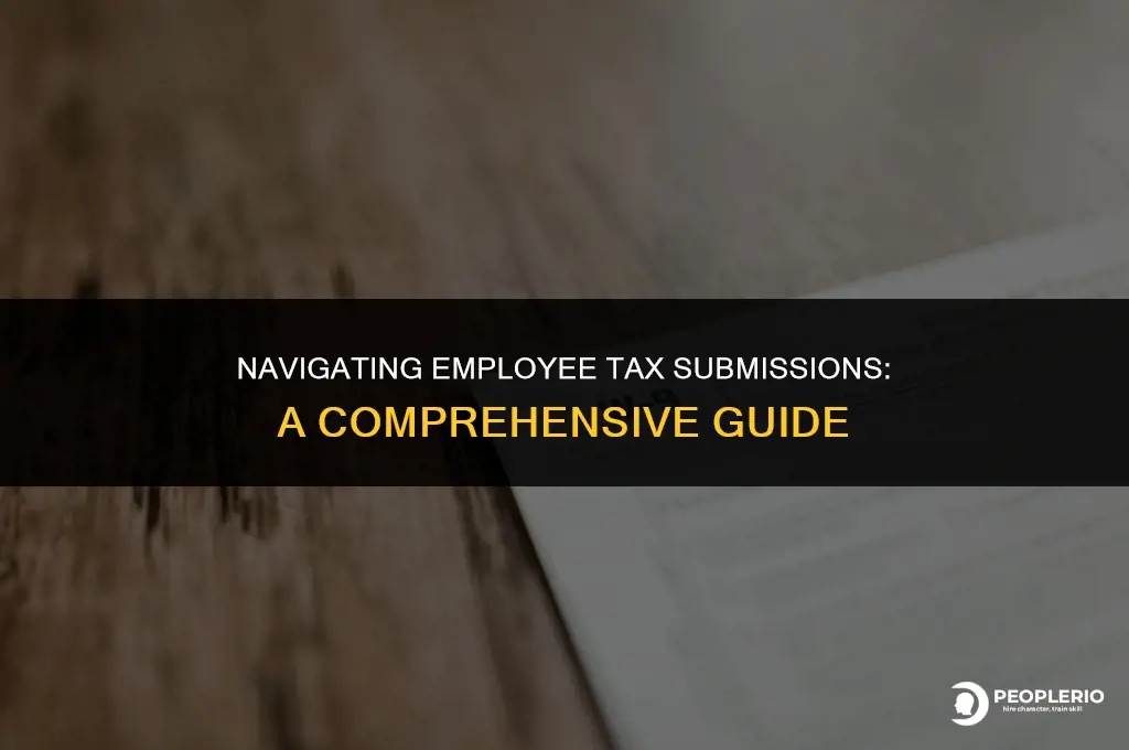how do i send in employee taxes