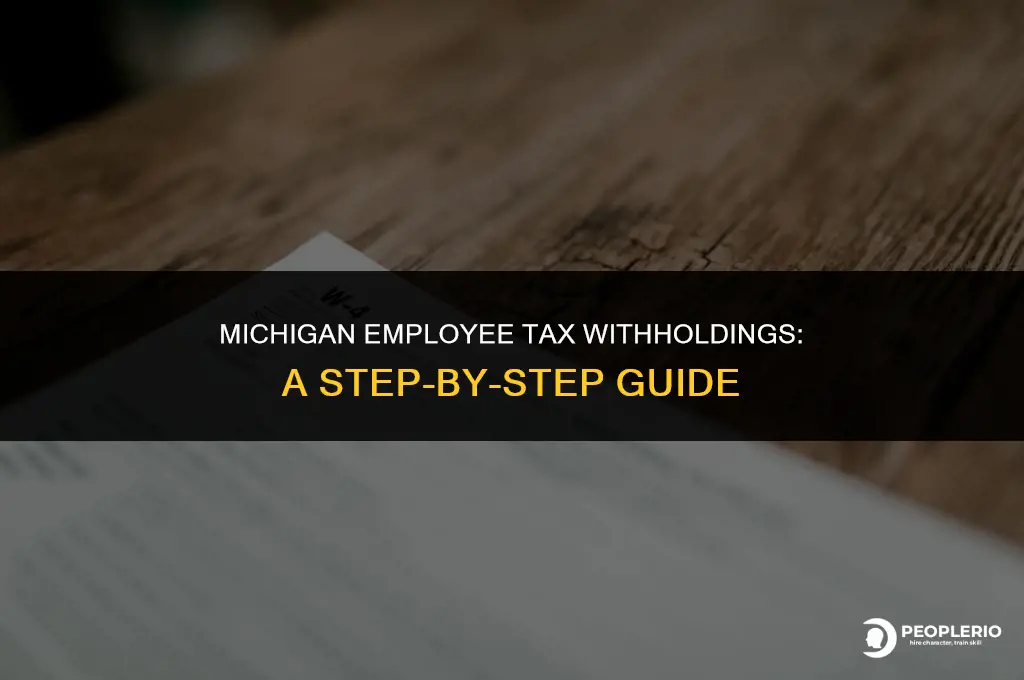 how do i send state of michigan employee tax withholdings
