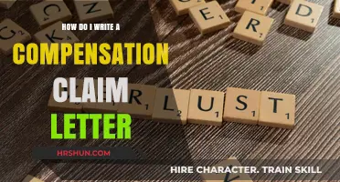 Crafting a Compensation Claim Letter: Tips for Success