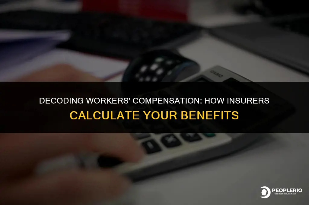 how do insurance companies calculate workers compensation