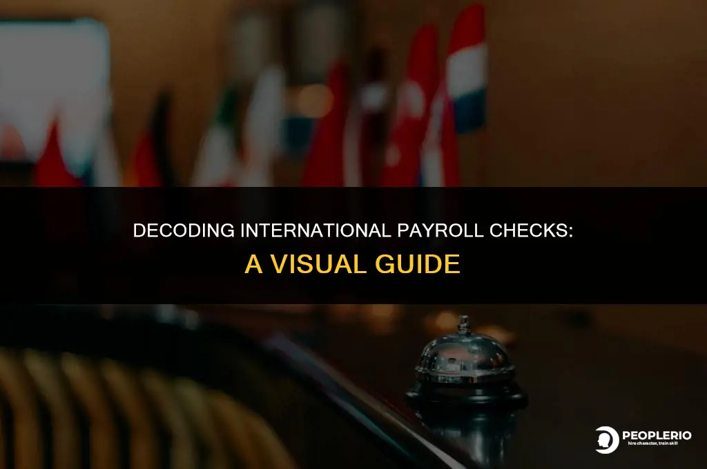 how do international payroll checks look