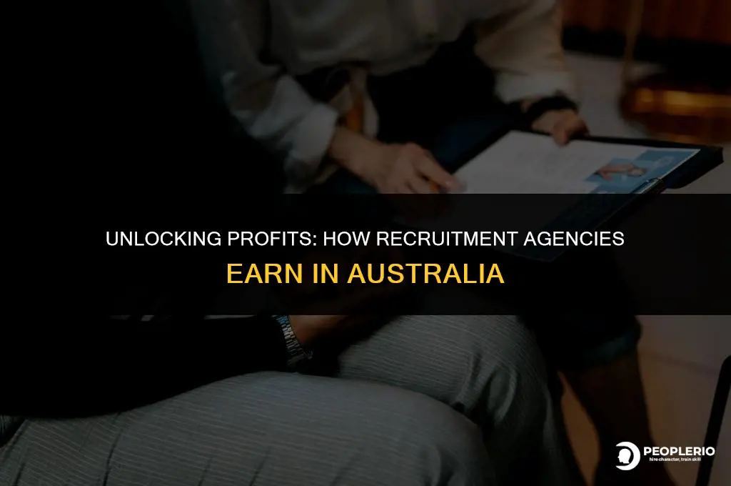 how do recruitment agencies make money australia
