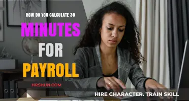 Calculating Payroll for 30 Minutes: A Step-by-Step Guide