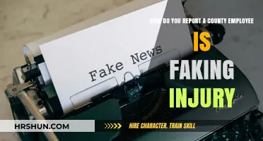 Exposing Fraud: Reporting a County Employee Faking Injury