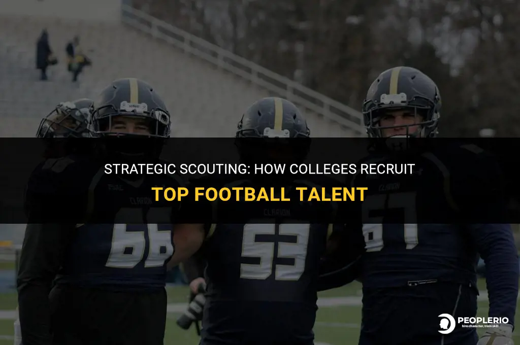 how does a college recruit foorball players