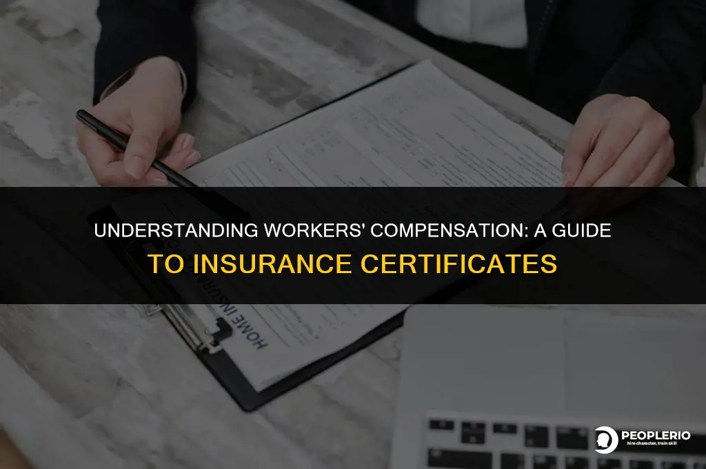 how does an insurance certificate show workers compensation