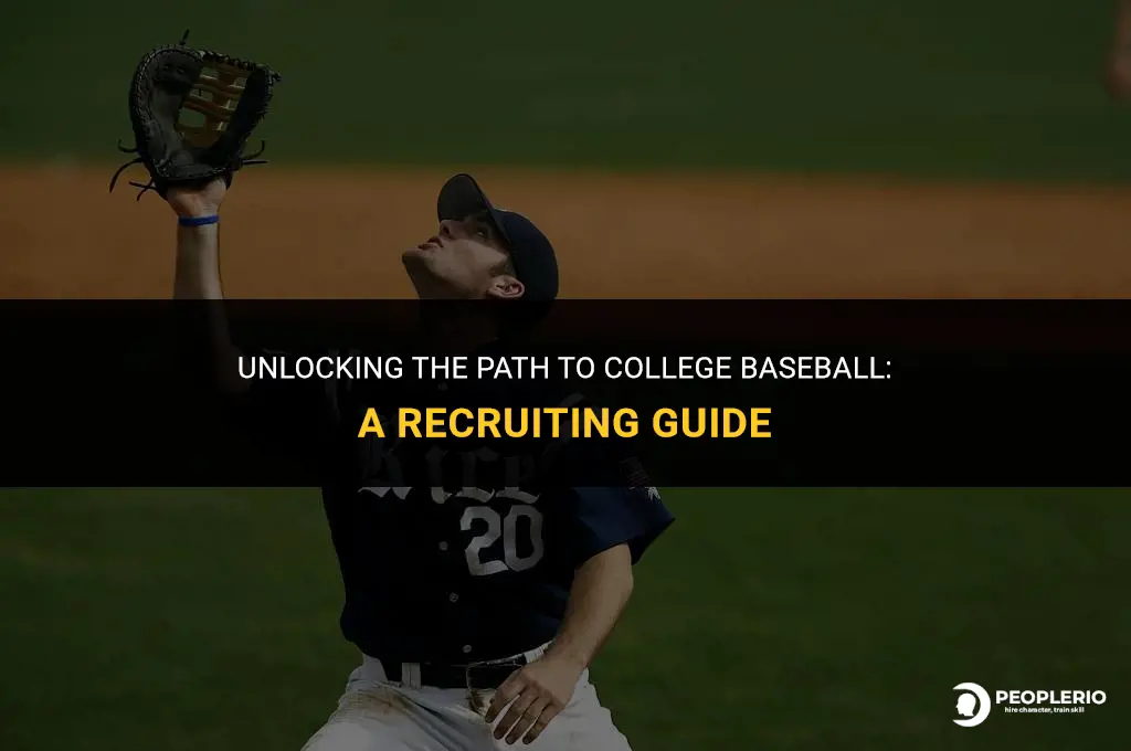 how does college baseball recruiting work