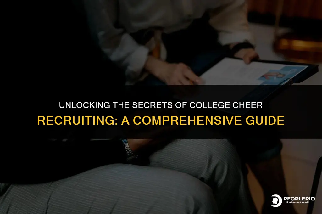 how does college cheer recruiting work