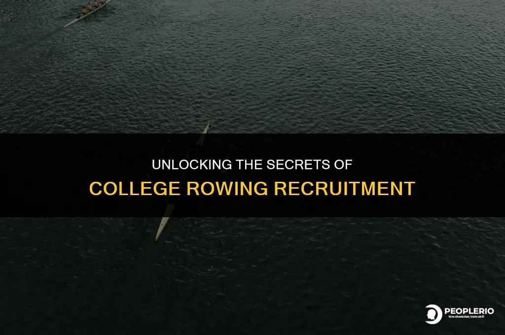 how does college rowing recruiting work
