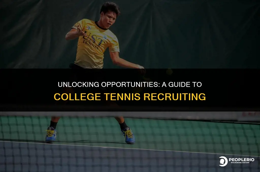 how does college tennis recruiting work