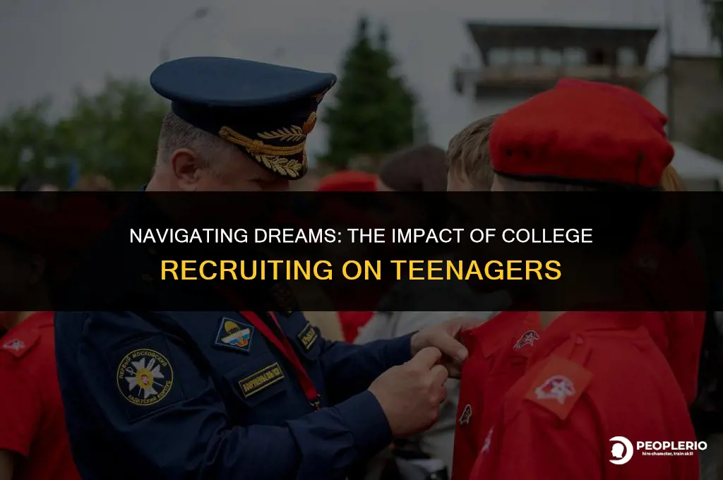 how does the college recruiting process affect teenagers